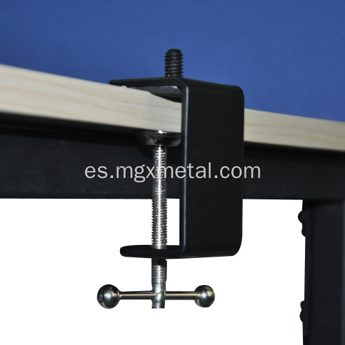 Cubrimiento de polvo negro Metal Desk A ajustable CLAMP C